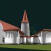 Ebes-református gyülekezeti ház és lelkészlakás a templomhoz